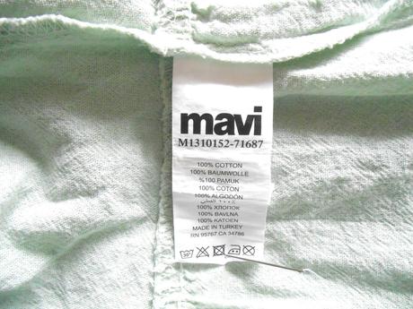 Bavlnené mätové šaty mavi veľ.l, l