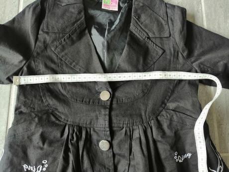 Dievčenské sako čierne ringring, v122, 6-7r, 122