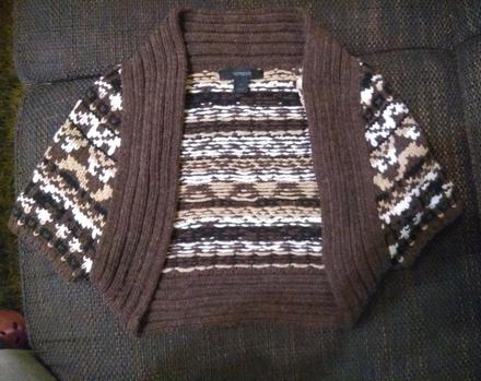 Cokoladove bolerko, vel 38, m, m