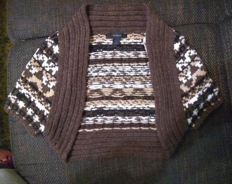 Cokoladove bolerko, vel 38, m, m