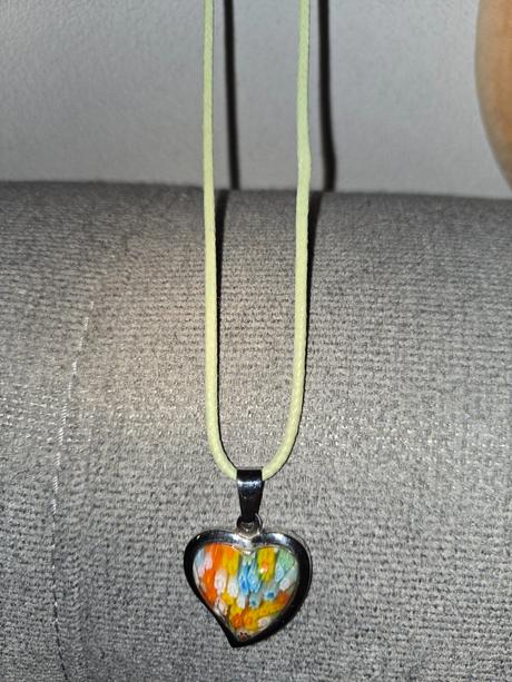 Oceľový prívesok srdce, 