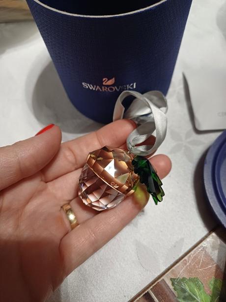 Swarovski ozdoba žaluď, swarovski