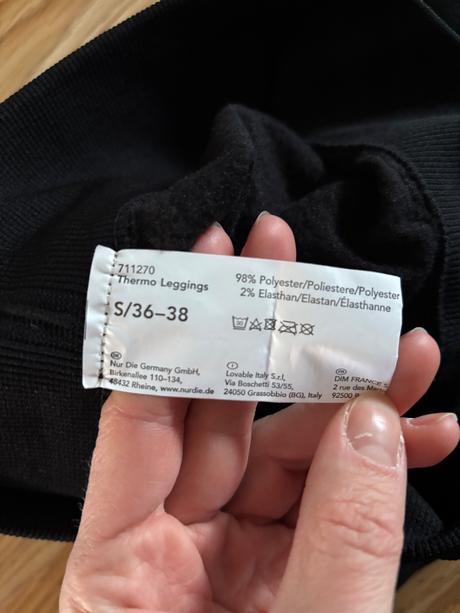 Zateplené legíny nur die, s