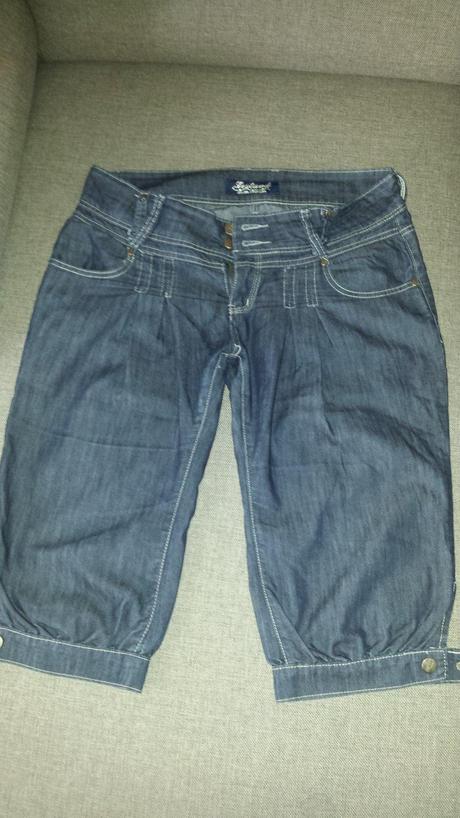 Trištvrťové riflové nohavice, 40