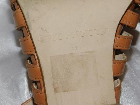Enzo angiolini luxusne kožene sandalky, 42