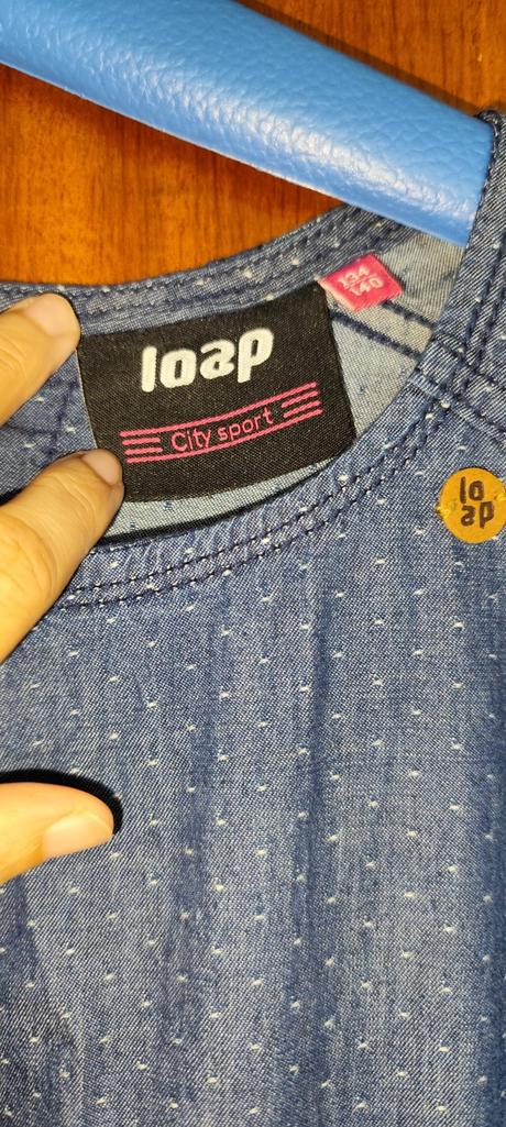 Rifľové ľahučké šaty, loap,134