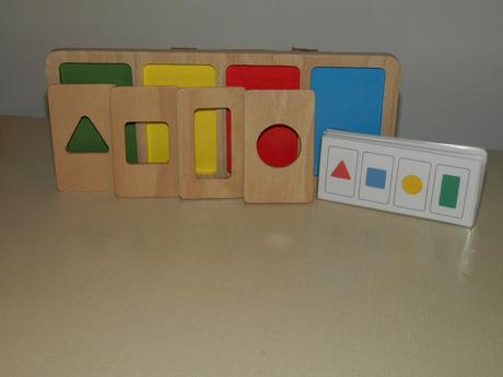 Logická hra farby a tvary, 