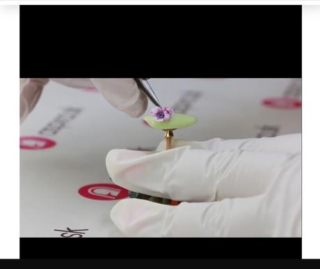 Vodové nálepky na nechty,