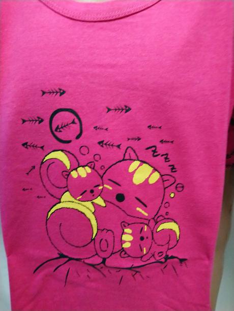 Dievč. cyklámenové pyžamo mačičky v & k, 110-116, 116