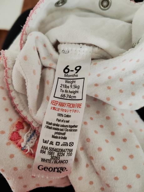 Pyžamko dupačky, george,74