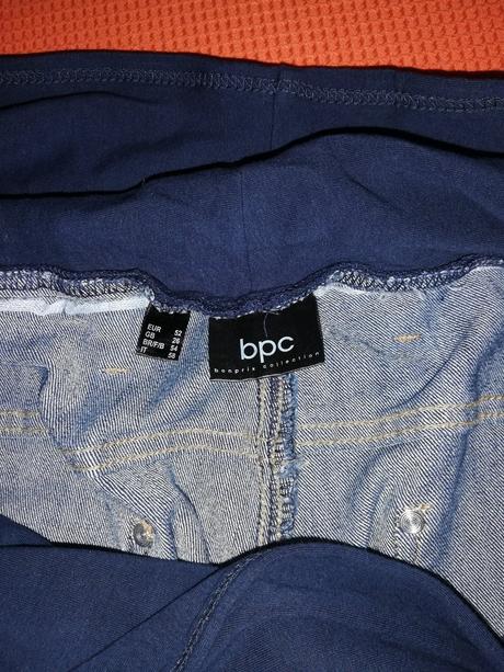 Materské pohodlné džínsy, 7/8 rovné, bonprix,52