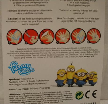 Tetovanie 12 ks, mimoni, totum,