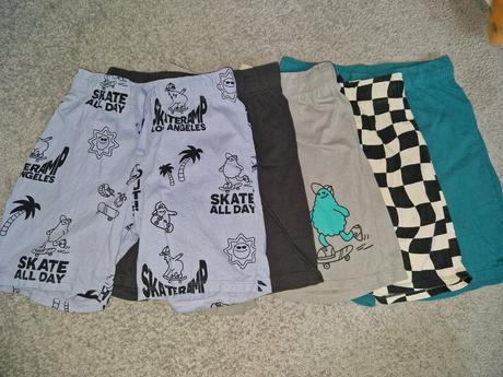 Šortky 5ks, h&m,134
