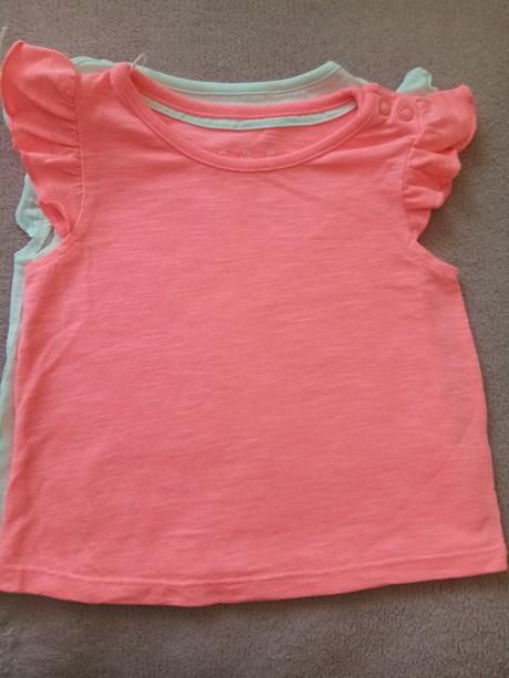 Tričko 2ks veľ. 74, f&f,74