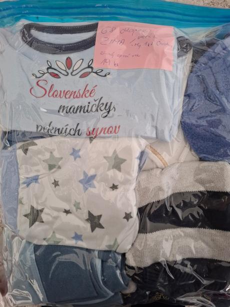 Balík chlapec 68 zima + spací vak, 68–80