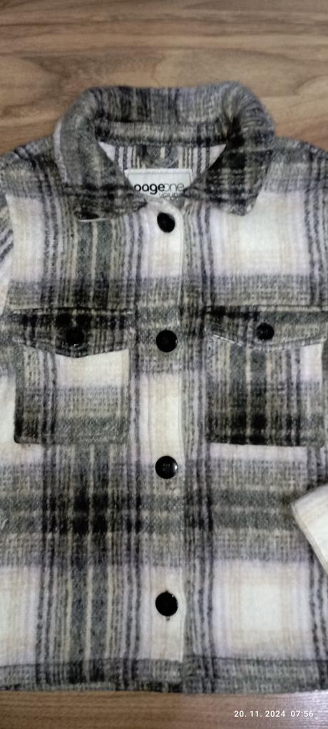 Károvaný kabát 146/152, 146