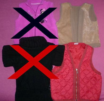 Vesta červená 110-122, h&m,116