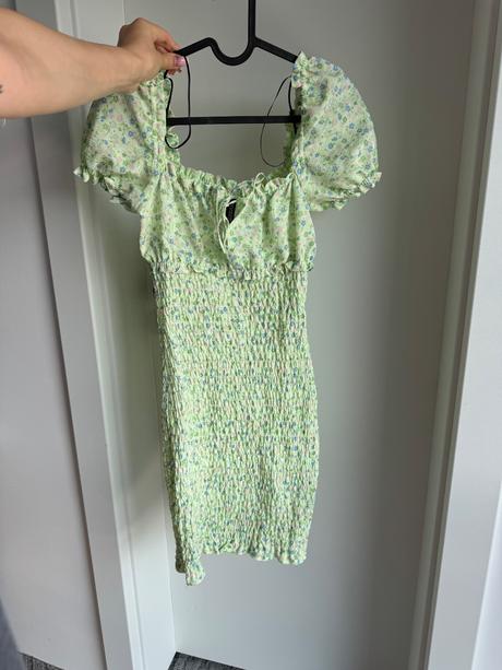 H&m zelene šaty, h&m,s