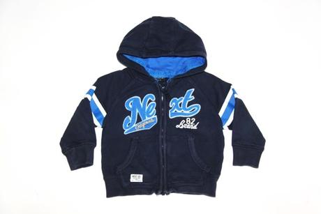 Tmavomodrá mikina next veľ. 12 - 18 mes. a, next,86