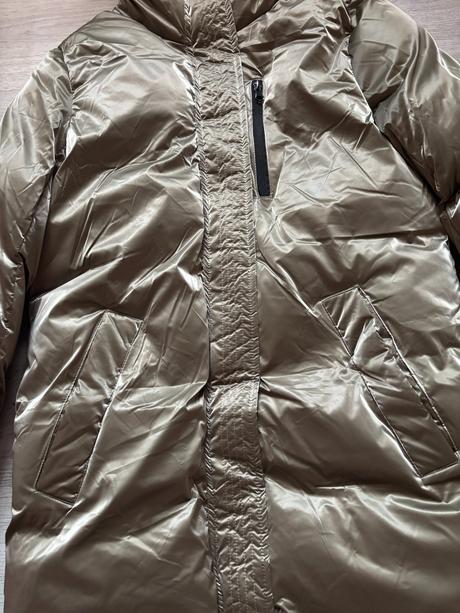 Dámska lesklá zimná bunda, m