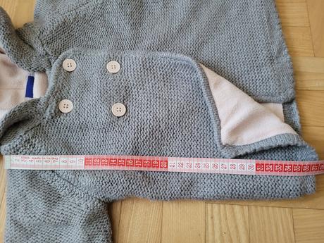 Fleesová bundička a zateplený sveter veľ.86, 86–98