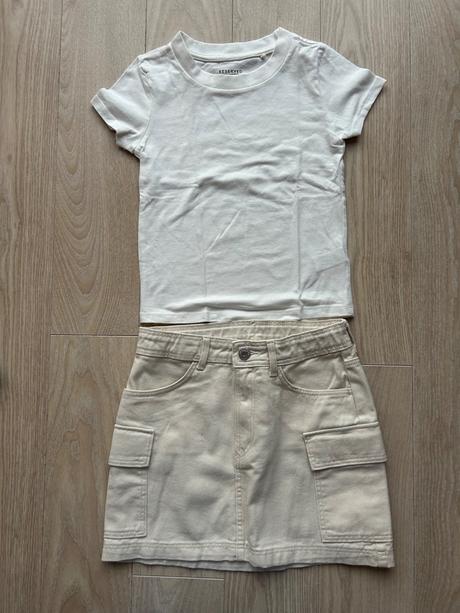 Riflova suknicka h&m, velk 9-10rokov, h&m,140