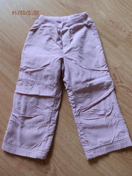 Zateplené nohavice, 104