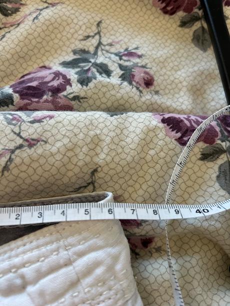 Biele ľanové nohavice, 158