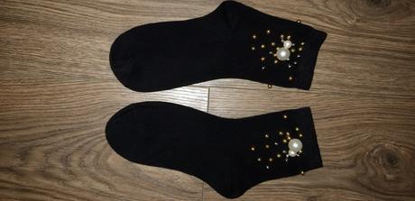 Ponožky kvalitne s perlickami, 37