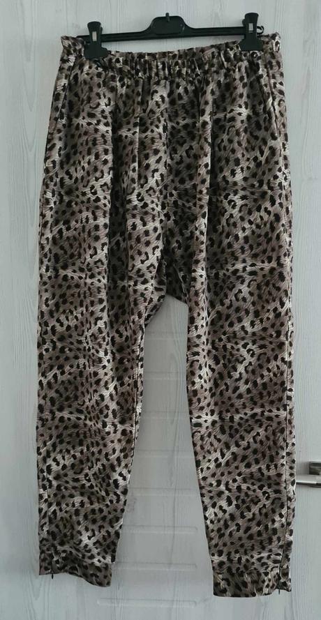 Leopardie nohavice, xl