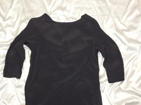 Kvalitný čierne šaty, s