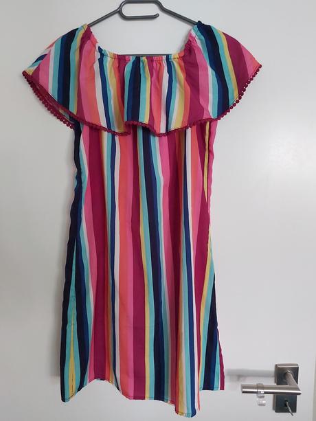 Farebné šaty, takko,34