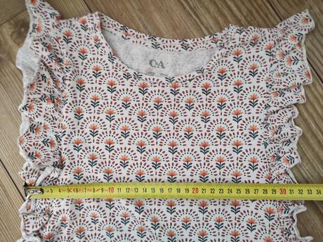 Tričko s volánikom, c&a,140