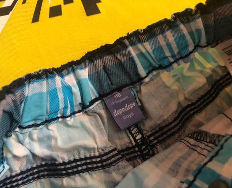 Tričká a trištvrťové nohavice, cena spolu, 104–116