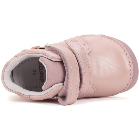 Detské kožené prechodné dd step topánky ružové, d.d.step,20 - 25