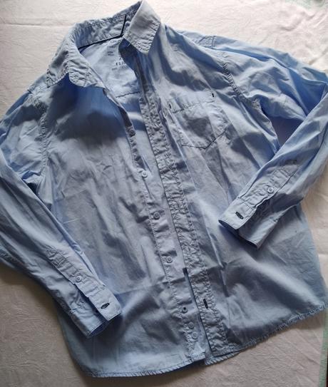 Svetlomodrá košeľa - veľ. 138 / 140, 140