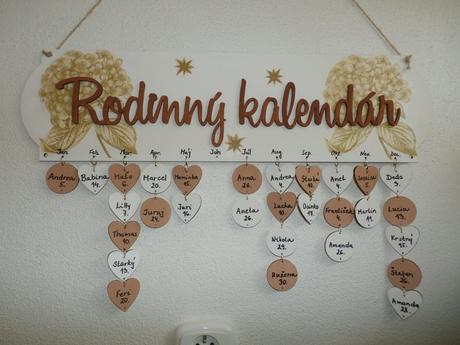Rodinný kalendár,