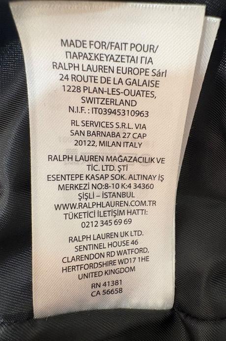 Ralph lauren ikonický kabát l, ralph lauren,l