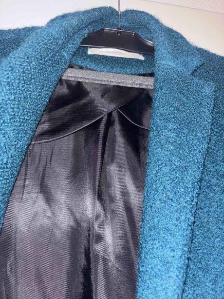 Smaragdovy kabát mango xs/s, mango,xs