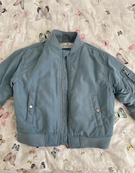 Bomber prechodna zateplena bunda, h&m,104