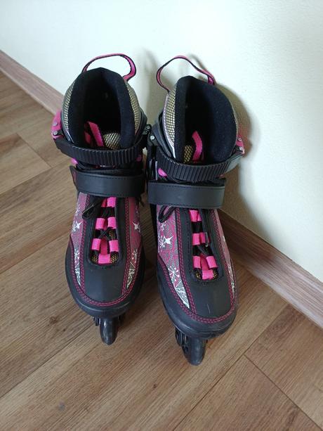 Dievčenské kolieskové korčule, veľkosť 33 - 37, crivit,33