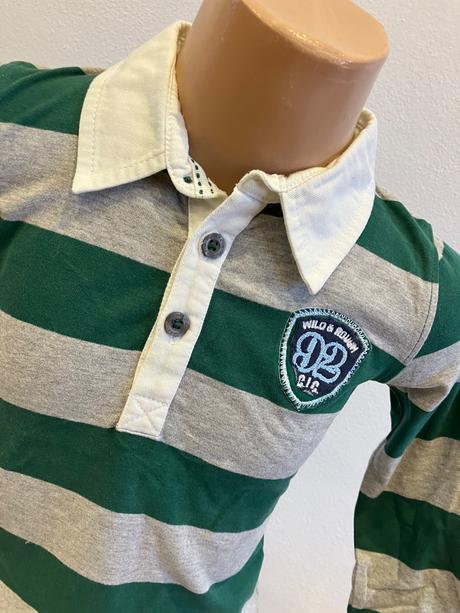 Chlapčenské pruhované polo tričko (92), dopodopo,92