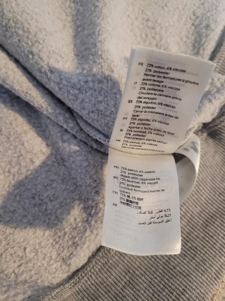 Mikina lindex sivá, lindex,122