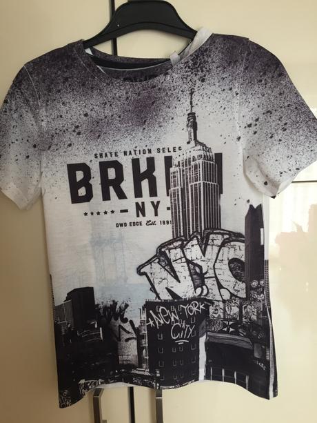 Tričko s potlačou ny, c&a,122