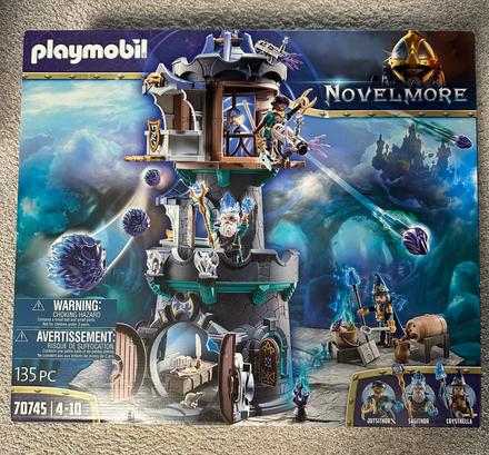 Playmobil čarodejova veža , novelmore, 135 dieliko,