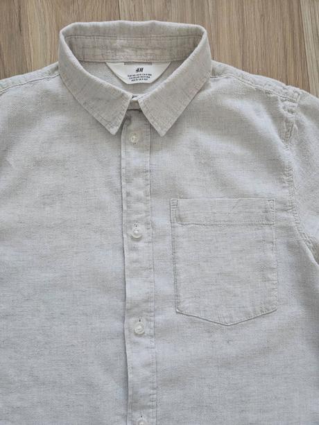 Ľanová košeľa, h&m,140