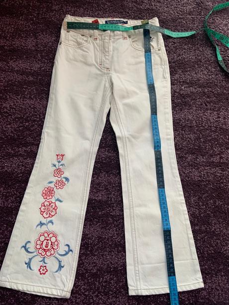 Netradičné vyšívané rifle mickey mouse, disney,128