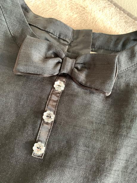 H&m cierne jemne lesklé šaty vel. 5-6, h&m,116