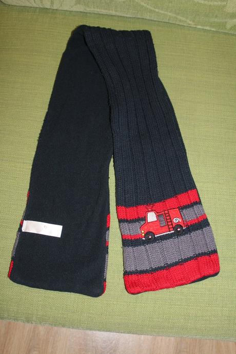 Šál s poschodovým autobusom 105 cm, george,110