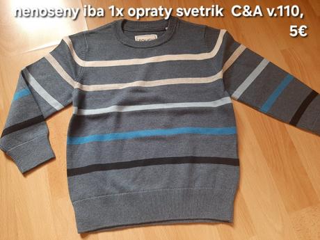 Nenoseny svetrik, c&a,110